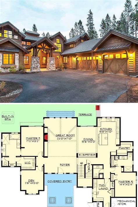 floor plans for mountain views